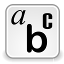 desktop, font, preferences svg vector icon