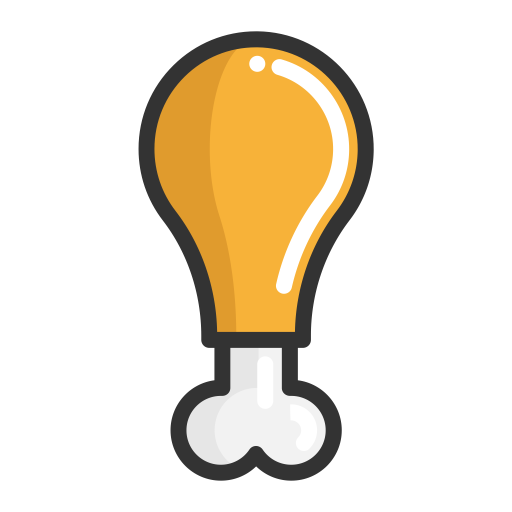 Chicken Leg Chickenleg svg vector icon