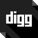digg, logo, media, social, social media, square svg vector icon