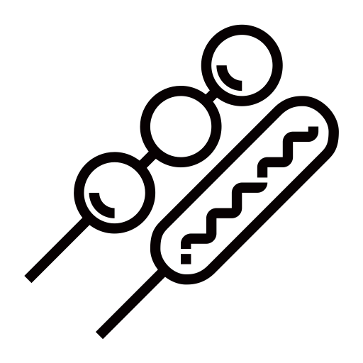 Corn Dogs svg vector icon