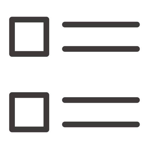 List svg vector icon