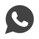 call, contact, logo, media, message, social, whatsapp svg vector icon