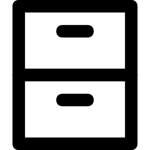 Drawer svg vector icon