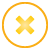 basic, button, cross, yellow icon