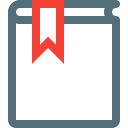 book, bookmark, learning, library, reading, school, study svg vector icon