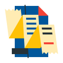 account, bill, cheque, paper, statements svg vector icon