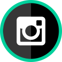 instagram, logo, media, online, social svg vector icon