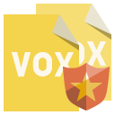 file,format,vox,shield icon