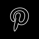 media, pinterest, share, social svg vector icon