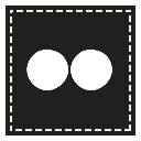 flickr, square icon