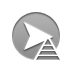arrowhead,right,pyramid icon