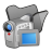 folder,black,video icon