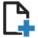 blanc, documents, file, page, plus, sheet svg vector icon