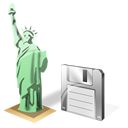 estatuadelalibertad,save icon
