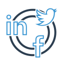 advertising, communication, linkedin, seo, social network svg vector icon