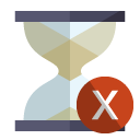 hourglass,cross icon