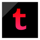 logo, media, social, tumblr svg vector icon