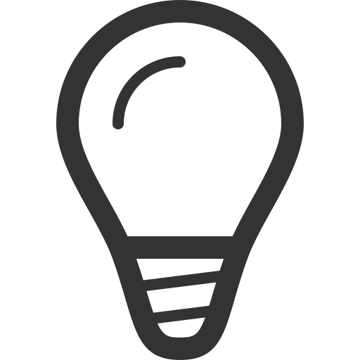 Bulb svg vector icon