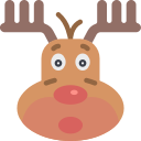 christmas, reindeer, xmas svg vector icon
