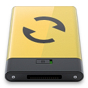 sync, yellow icon