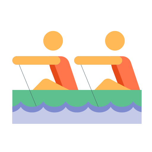 Rowing svg vector icon