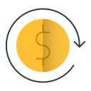 currency, money, reload, retail, shopping svg vector icon