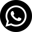 app, b/w, logo, media, popular, social, whatsapp svg vector icon