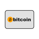 bitcoin, online payment, online transaction, payment method svg vector icon
