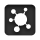 logo, propeller, square icon