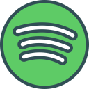 brand, logo, network, social, spotify svg vector icon