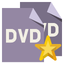 file,format,dvd,star icon