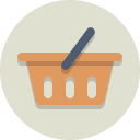 basket, cart, shopping svg vector icon