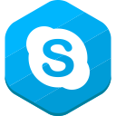 skype, social network svg vector icon