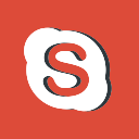 logo, logotype, media, network, red, skype svg vector icon