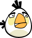 angry birds, white bird icon