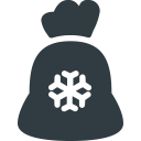 bag, christmas, gift, present, santa svg vector icon