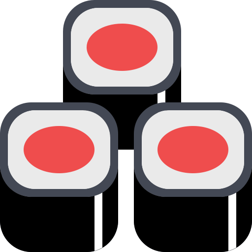 Sushi svg vector icon