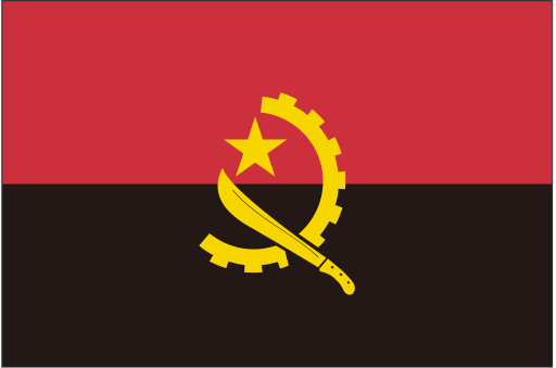 Angola svg vector icon