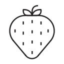 bake, bakery, desert, eating, equipment, strawberry svg vector icon