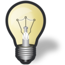 bulb, idea, light icon