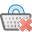 delete, shoppingbasket icon