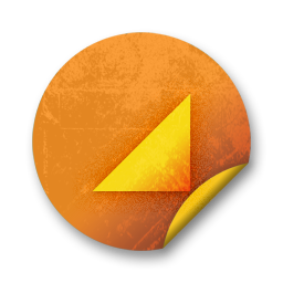 orange,grunge,sticker,badge icon