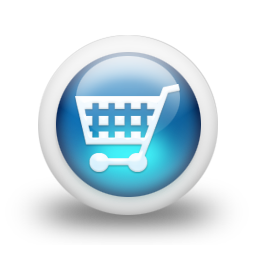 glossy,blue,orb icon