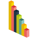 bars, data, infographic, information svg vector icon
