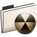 folder,burn icon