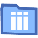 folder,library icon