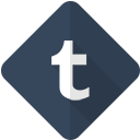 communication, network, online, social, tumbler, tumblr, web icon