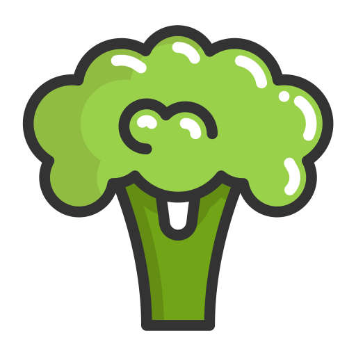 Broccoli svg vector icon