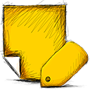 note,tagged icon