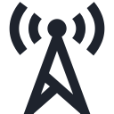 antenna, communication, connection, phone, radio, sign, wave, wireless svg vector icon